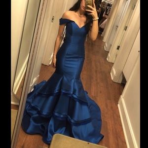 Prom dress navy blue